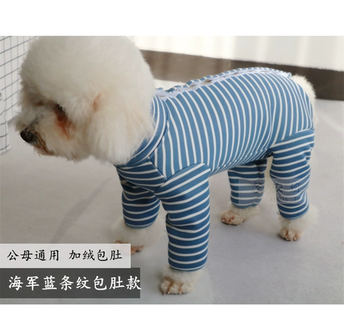 Осень и зимняя плюшевая собака Bichon Bear с бархатной четвероногой одеждой суки