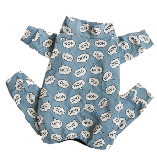 安班 2019 весна и осень тонкая четверодочная одежда Тедди Биксионг VIP длинные ноги антистатическая домашняя базовая одежда