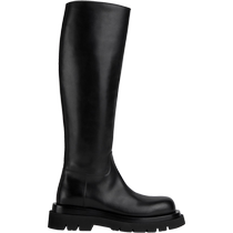 24 issues interest-free] BOTTEGA VENETA Bottega Veneta womens LUG leather boots bv boots thick-soled high boots