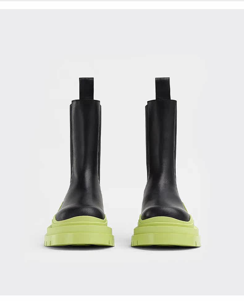 Челси сапоги 【天猫】【合并】bottega veneta葆蝶家经典男女同款tire皮靴烟筒靴烟筒靴