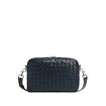 BOTTEGA VENETA Bottega Veneta 2024 new mens medium INTRECCIATO woven camera bag