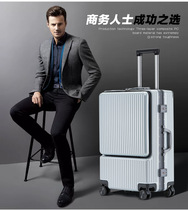 German craft fashion business front computer luggage aluminum frame hammer is not rotten waterproof and wear-resistant flowers