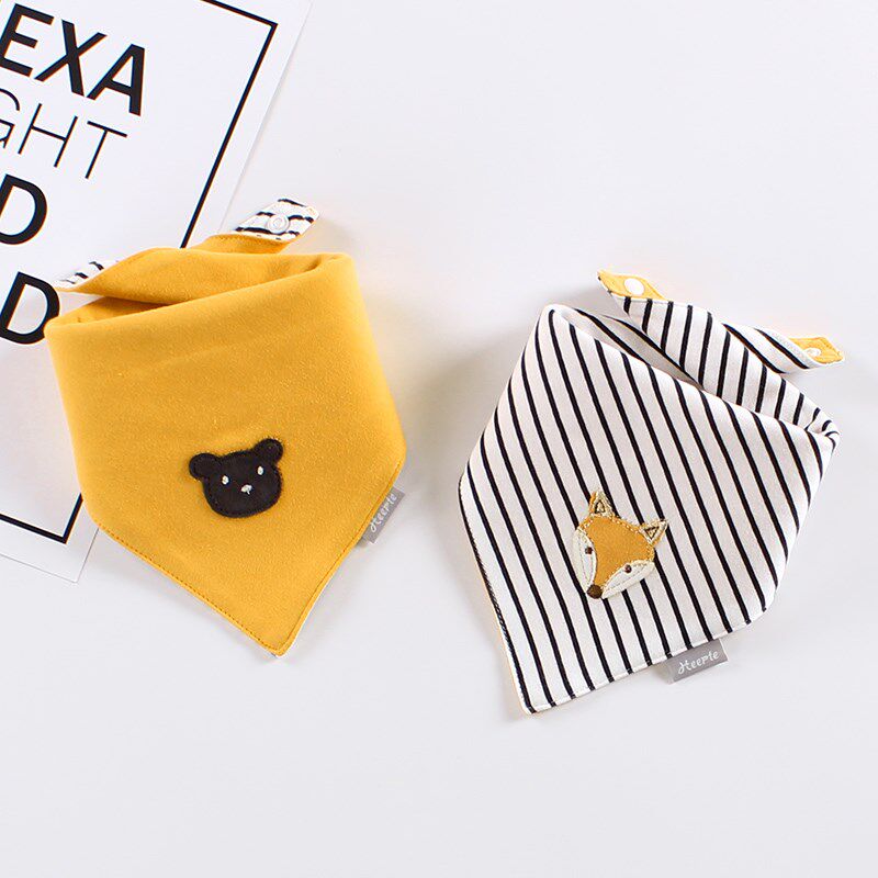 Children's Triangle Scarf Boy Baby Towel Touch Pure Cotton Baby Girl Han Shuang Autumn Winter Headscarf