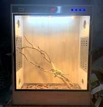 Solid wood reptile box winter constant temperature lizard tortoise spider snake pet hedgehog gecko insulated box feeding custom box