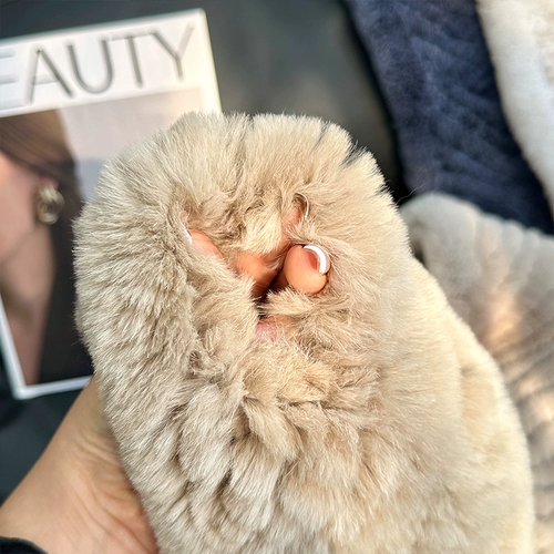 Брендовый соломенный плетеный двусторонний утепленный милый шарф