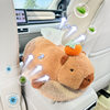 Kapibala Car Tissue Box Deodorizing Bamboo Charcoal Bag Armrest Box Seat Type Plush Cute Female Car Tissue Doll