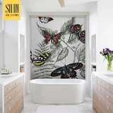 Цветочная бабочка ледяная фарфоровая нефритовая мозаика патоун