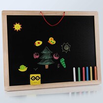Household small blackboard hanging-free hanging wall small blackboard household magnet writing board children simple