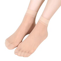 Womens stockings womens spring and autumn short socks adult loose mouth new sweat-absorbing shallow mouth 20 pairs of deodorant thin section autumn
