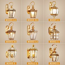 Lampshade wind wall Exterior wall lamps Open-air balcony lights Surface wall lights Waterproof restaurant lights Outdoor clothing store simple