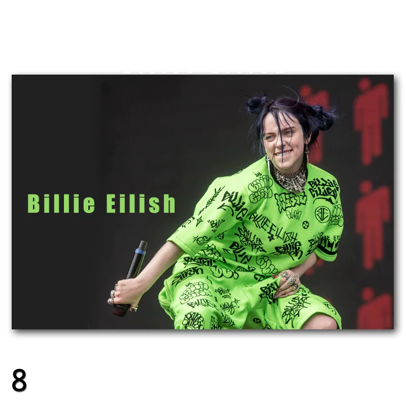 Постер Billie Eilish на Bilibili