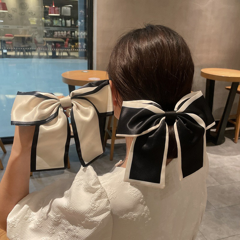 21g Weight Hair Tie Hair Accessories Type Women's Simple Style Classic Style Bow Knot Cloth Hair Tie