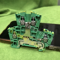 WDK 2 5PE grounding terminal double-layer terminal screw connection 2 5 square green yellow Weidmiller