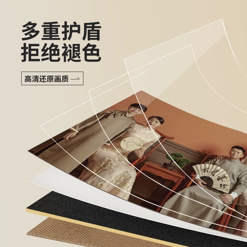 Индивидуальная семейная портретная рама подвесная стена с большой печатной печати, печати, монтажными свадебными фотографиями Свадебные фото