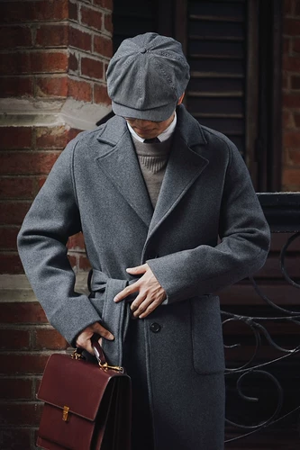 Сверхдлинное длинное шерстяное ретро демисезонное шерстяное пальто, длина макси, свободный крой