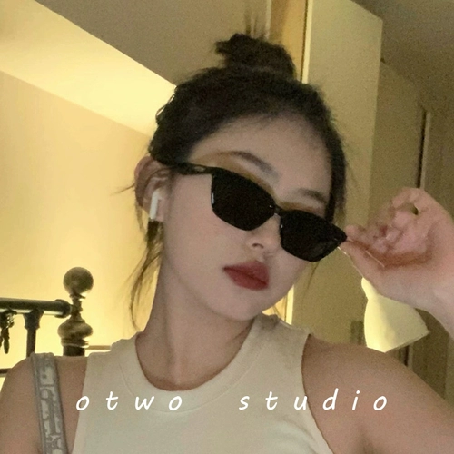 Ретро солнцезащитные очки в стиле хип-хоп, кошачий глаз, европейский стиль, коллекция 2023, изысканный стиль, популярно в интернете