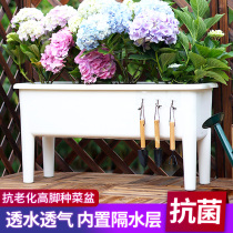 Large Number Planting Box High Foot Balcony Planted flowerpots Special basin Courtyard Garden garden Vegetable Basin Outdoor minimalist House Top Home