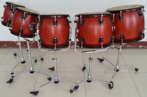 Drum rhyme Wuyin Drum Red Wood Color Spraying Stretch Circle Electroplating Monomer Racks Ethnic Percussion Instruments