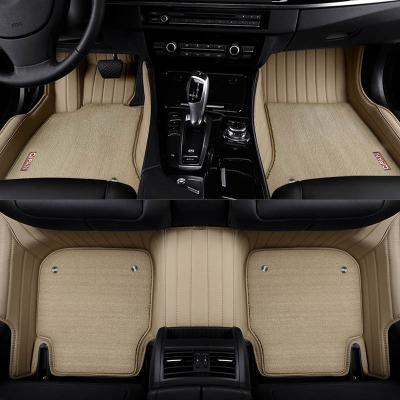 BensG-Class G500 G350 G350 G55 G55 leather suede full surround car footbed Solid press foot cushion