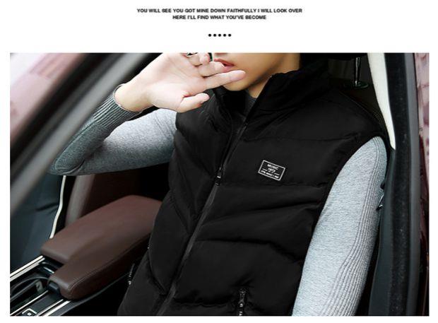 Áo vest cotton cỡ lớn xuống mùa đông phiên bản Hàn Quốc của áo vest chất béo ấm áp cộng với phân bón cộng với áo vest béo lớn - Áo thể thao áo khoác reebok