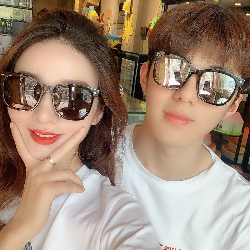Sunglasses female Korean version of the tide 2021 new male driving net red street shooting polarized sunglasses anti-UV myopia glasses
