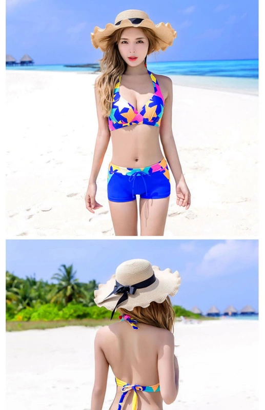 Bộ đồ bơi nữ ba mảnh bikini gợi cảm ba điểm 2019 diện đồ đi biển mới chia đôi gió Han - Vài đồ bơi