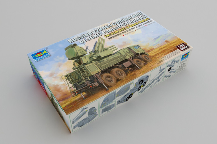 Trumpeter 01061 Assembled Model 1 35 Armor-S1 Air Defense System with RLM SOC S-band Radar