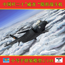 Trumpeter aircraft model assembly 03923 China J-20 Veyron stealth fighter