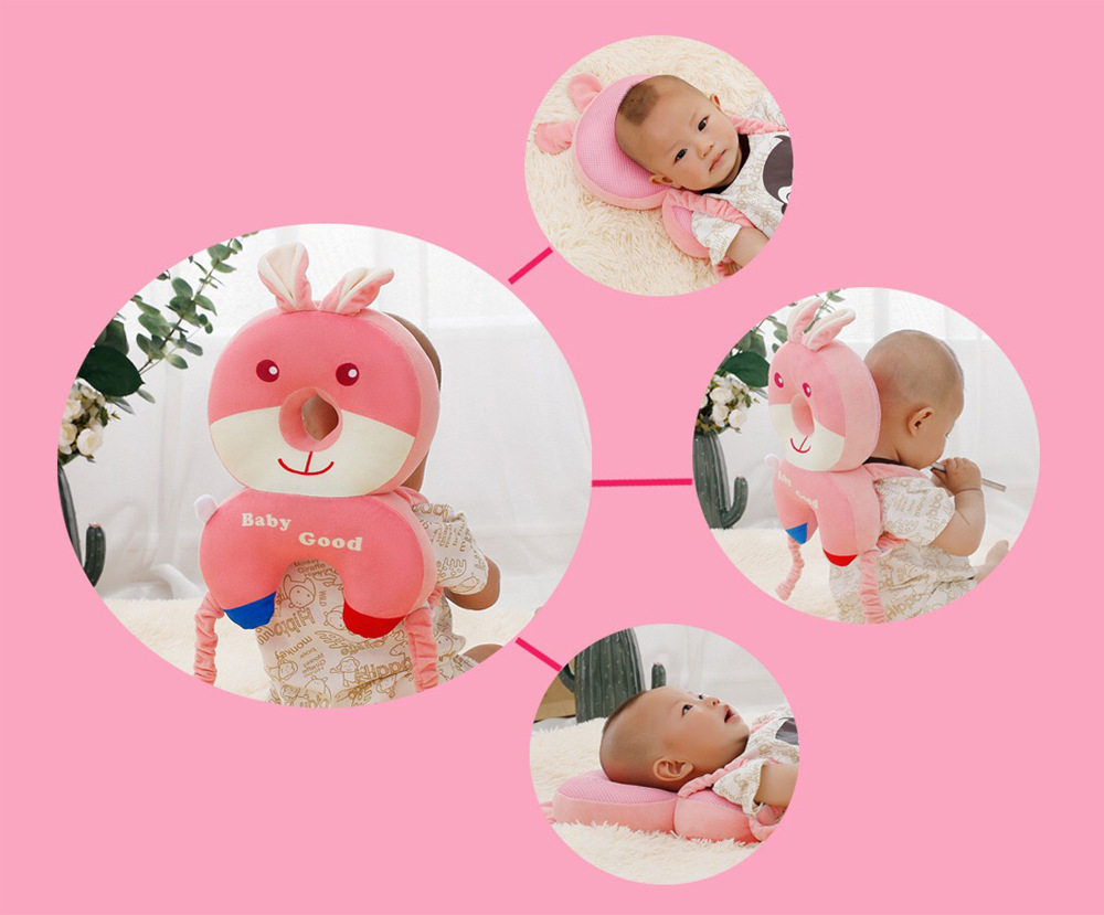 Разрушить устойчивые Кап 宝宝婴儿防摔枕护头枕儿童保护学步防撞帽水晶绒多功能玩具婴儿枕