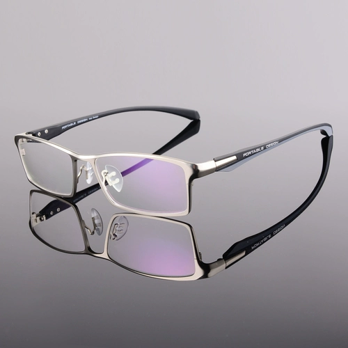 Lingshi Box Box Myopia Men's Light Оптические очки рамка бизнес -кардиологическая рама с очками готовый продукт коробка
