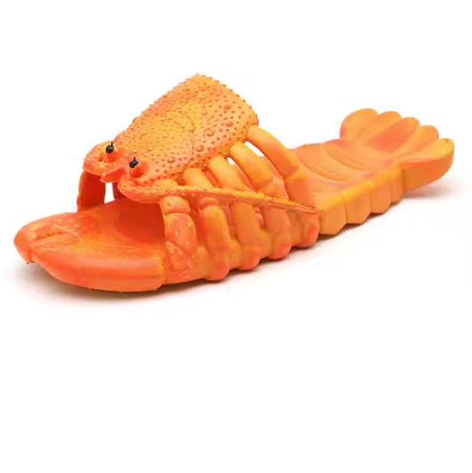 Funny New Fish-Shaped Slippers for Girls, Summer Non-Slip Slide Sandals, Fashionable and Comfortable Indoor Fish-Shaped Slippers for Men, Suitable for Outdoor Wear