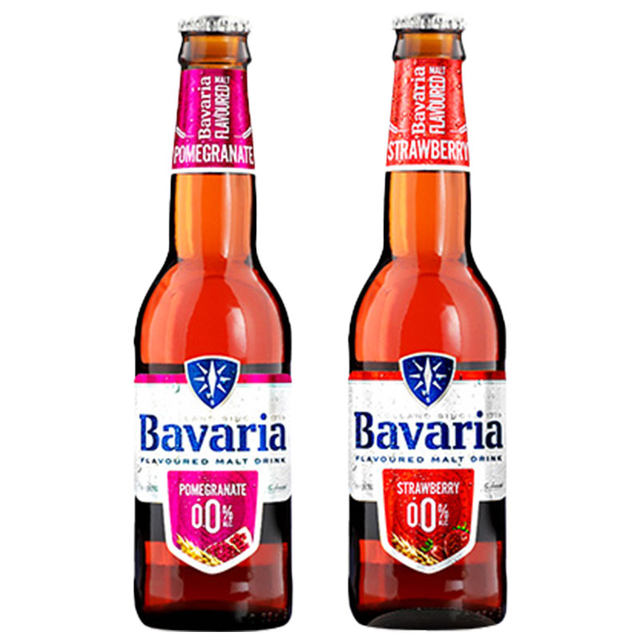 进口荷兰bavaria宝华利无醇果味小麦啤酒苹果柠檬草莓精酿整箱