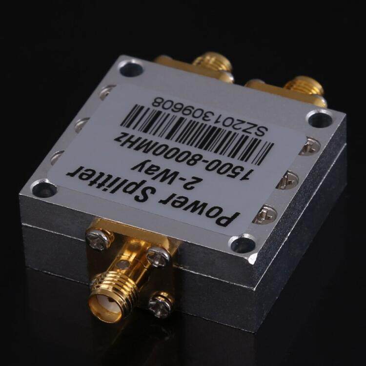 High frequency 1 5-8G power divider 1 1 sma6G one-two sma one-four-power molecule sma alloy alloy 1500-8000MHz