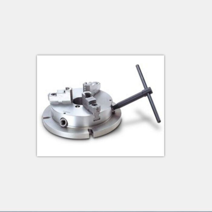 Taiwan's Thousand Islands square ultra-thin clamping disc CNC with ultra-thin three-claw collet NBK-06 round powerful manual clamping head