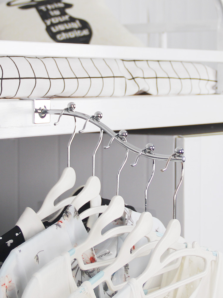 College student dormitory artifact Bed side hanging hook Bedroom upper bunk Lower bunk bed head hook storage hanging clothes rack