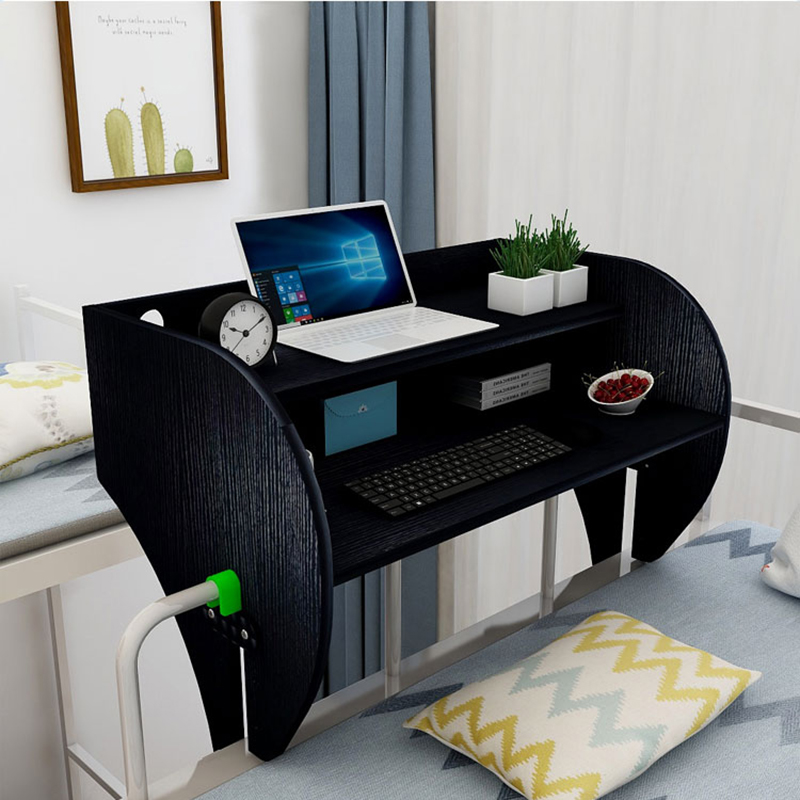 College student bed with computer desk Bed with dormitory artifact Hanging desk Bed head desk Bedroom with lazy table