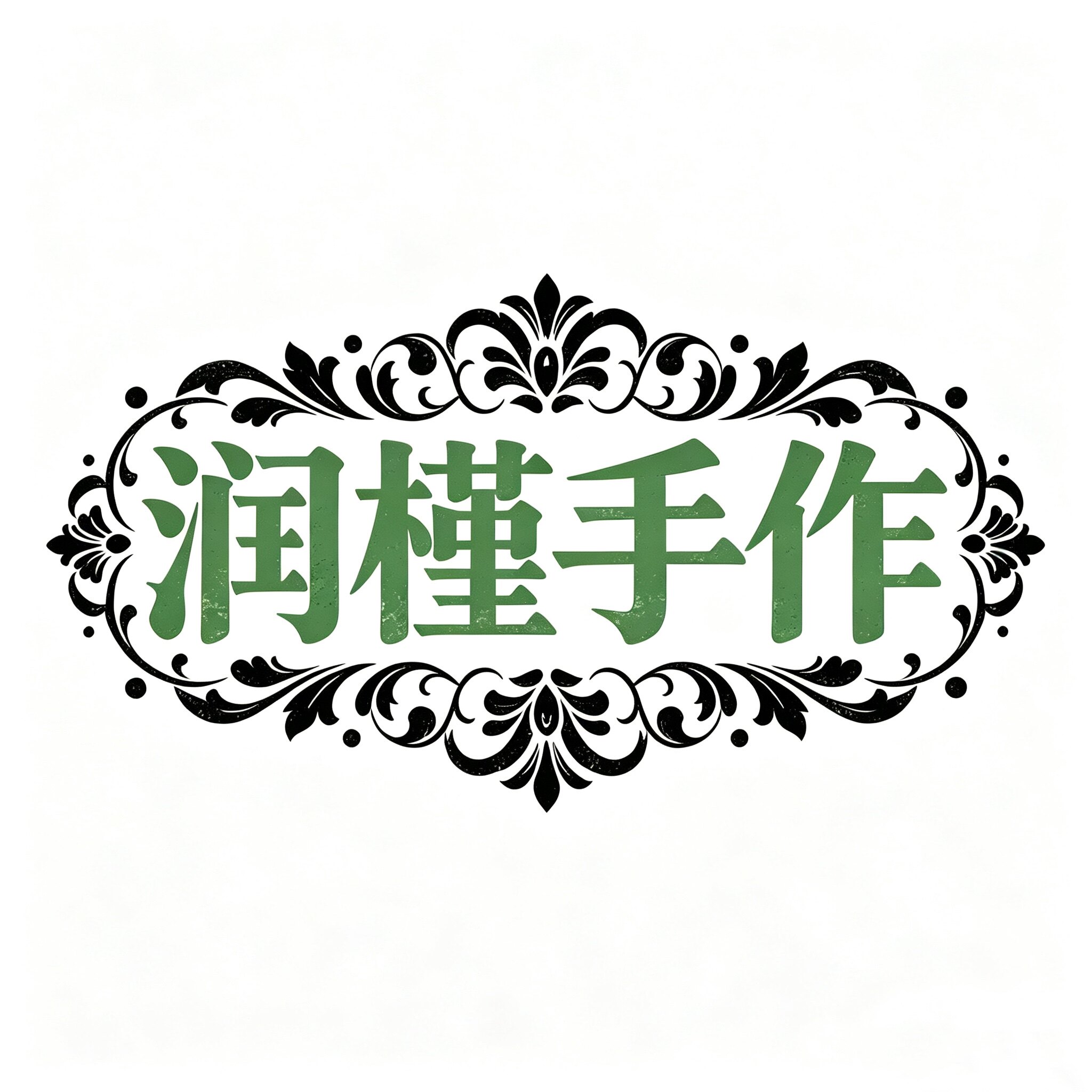 润槿手作的LOGO