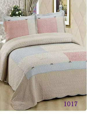 Cotton hai mảnh hai mảnh giường đơn giường đôi trải giường điều hòa nhiệt độ Miễn phí vận chuyển Bông tinh khiết ba mảnh chần bông - Trải giường