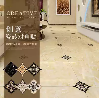 Self-adhesive decorative corridor self-adhesive floor tile floor tile tile porcelain tile waterproof diagonal applique large patch