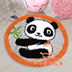 Cross-stitch thảm thêu thảm Ottoman thảm đệm pad DIY tròn đoạn thêu len thêu phòng khách sofa đệm - Thảm sàn xốp trải sàn cho bé Thảm sàn