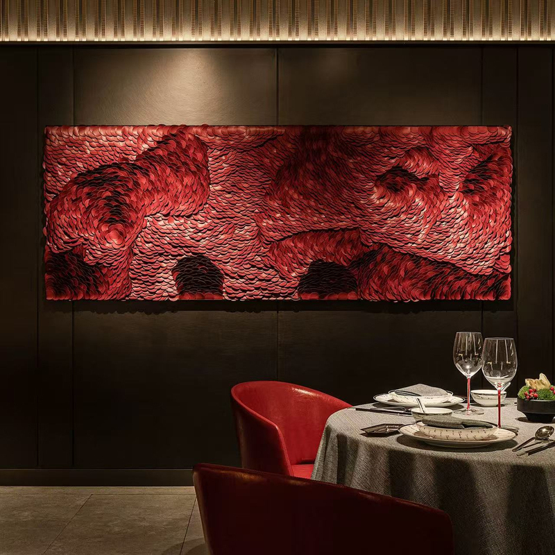 Aiden Art: Light Luxury and High-End Hotel Room Decorative Paintings, Restaurant Wall Art, Large-Scale 3D Paintings for Living Rooms