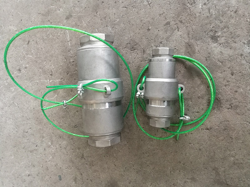 Emergency pull-off valve 304 stainless steel quick-cut valve inner wire flange liquid ammonia liquefied gas LNG tank truck crane pipe