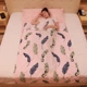 Khách sạn mùa xuân và mùa hè khách sạn qua túi ngủ bẩn trải ra ngoài trời du lịch chống bẩn đôi - Túi ngủ