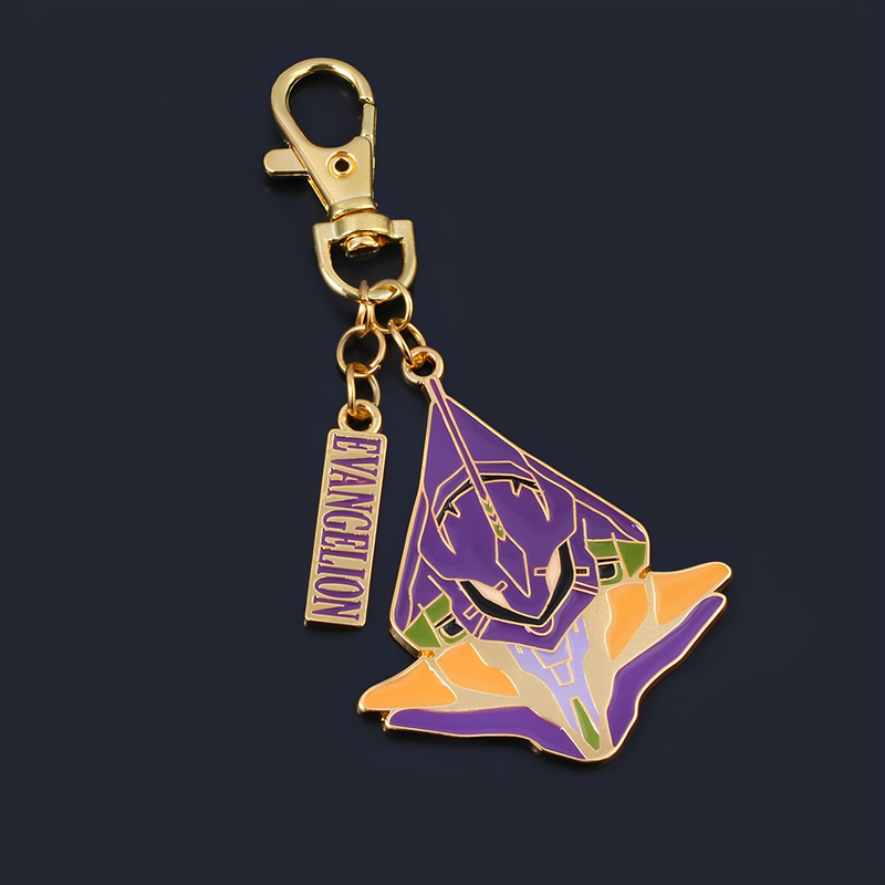 Eva Unit-01 Pendant Necklace Keychain Backpack Charm Decoration Zero Two Neon Genesis Evangelion 2