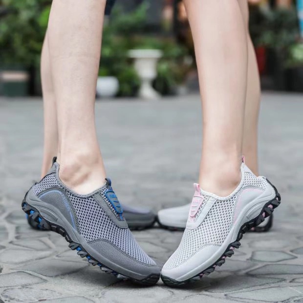 Giày đi bộ đường dài mùa hè ngoài trời, lưới thoáng khí, giày thượng lưu, lội nước nữ, lội nước, lưới khô nhanh, đôi, giày ngoài trời - Khởi động ngoài trời bốt martin