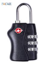 New product going abroad customs lock tsa code lock trolley luggage suitcase anti-theft lock checked customs clearance suitcase hanging