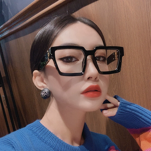 Ретро квадратные черные очки, европейский стиль