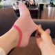 Boneless ice cream color socks for women summer invisible boat socks shallow mouth thin summer silicone non-slip non-falling cotton