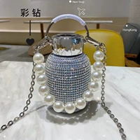 Цветная жемчужная цепь+наклонная поперечная цепь