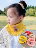 Детский удерживающий тепло шарф, ветрозащитный трикотажный демисезонный шарф-платок, с защитой шеи, увеличенная толщина